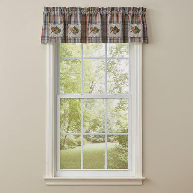 Pinecroft Lined Patch Valance Set of 2 Park Designs - The Fox Decor
